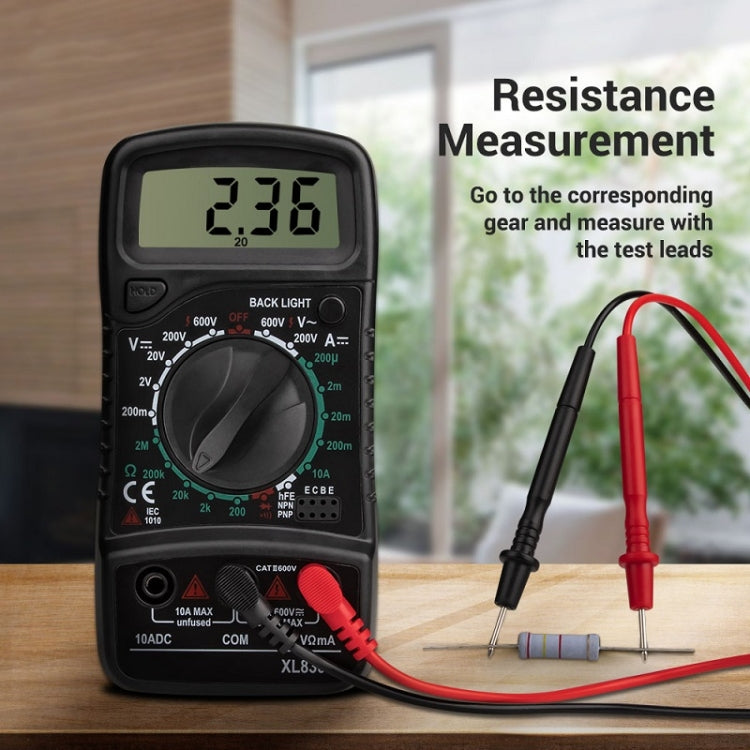 ANENG XL830L Multi-Function Digital Display High-Precision Digital Multimeter, Specification: Bubble Bag Packing(Red)