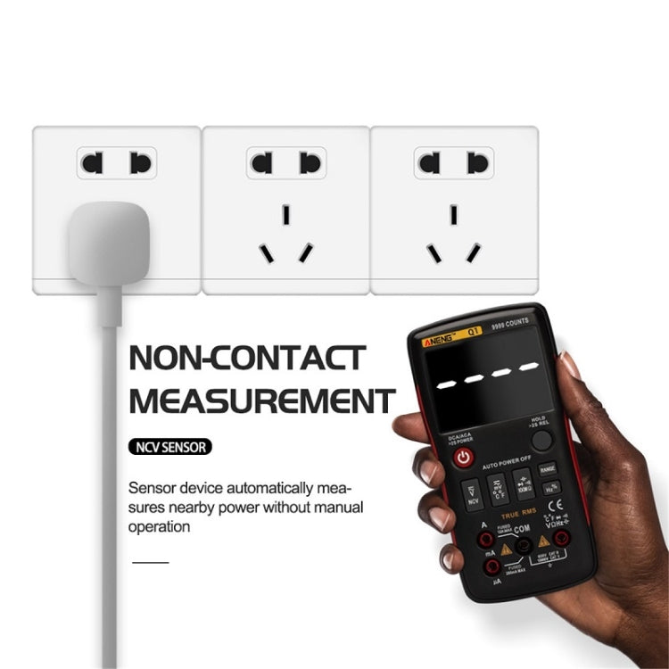ANENG AN-Q1 Automatic High-Precision Intelligent Digital Multimeter, Specification: Standard with Cable(Orange)