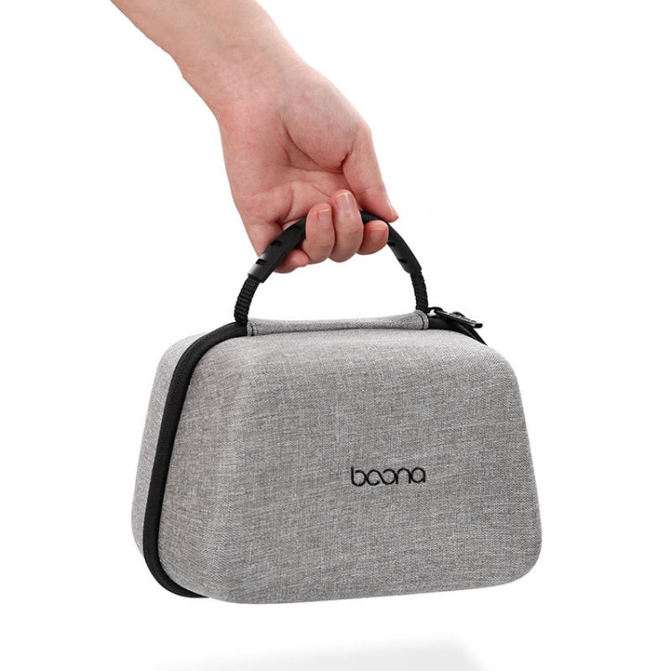 Baona EVA Hard Shell Gamepad Storage Bag For PS5 / PS4 / Xbox / Switch Pro, Style: Single-layer Gray