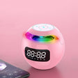 ZXL-G90 Portable Colorful Ball Bluetooth Speaker, Style: Clock Version (Pink) - Desktop Speaker by PMC TechLife | Online Shopping South Africa | PMC TechLife