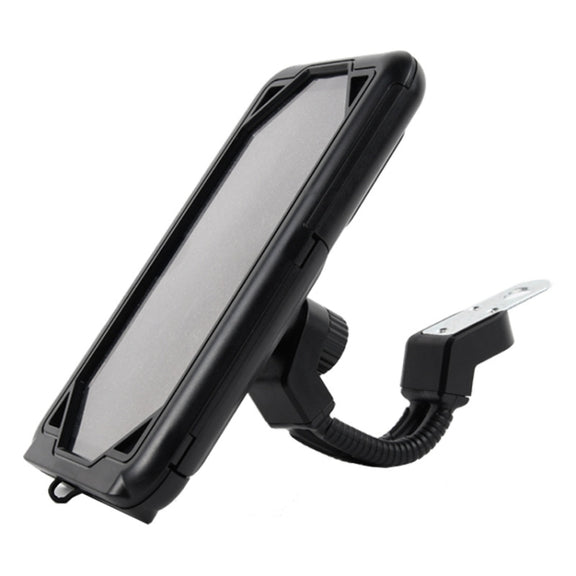 Motorcycle Bicycle Water-resistant Mobile Phone Holder, Style: Rearview Mirror (7 inch)