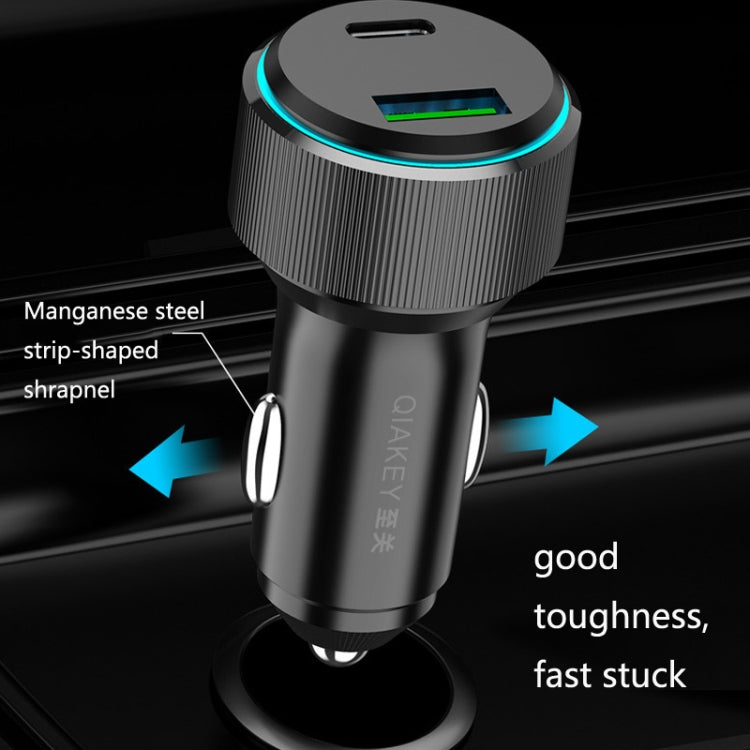 QIAKEY TM313 Dual Port Fast Charge Car Charger