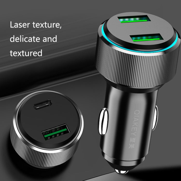 QIAKEY TM319 Dual Port Fast Charge Car Charger