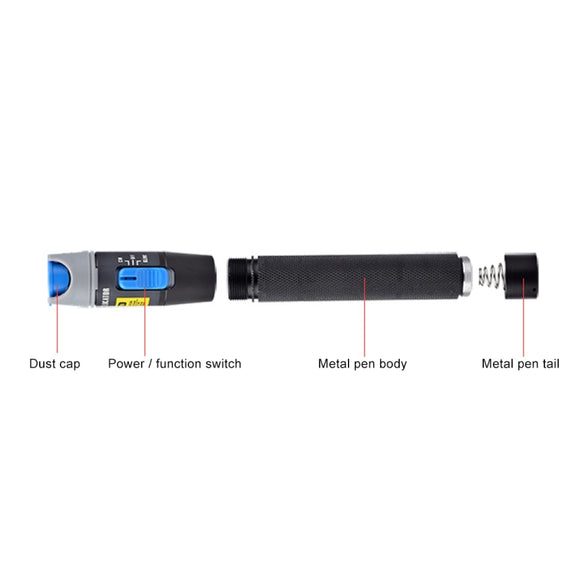 10MW 10km Optical Fiber Red Light Pen