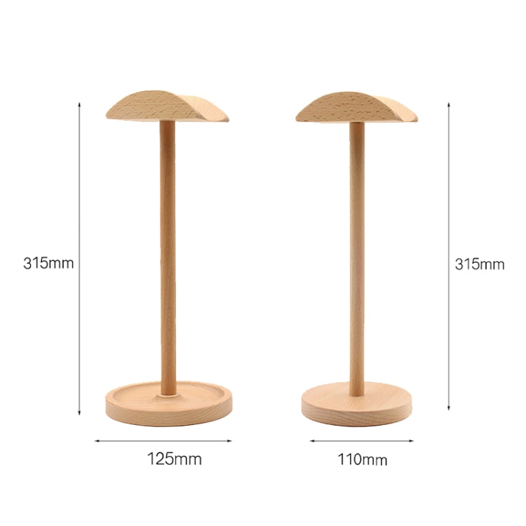 AM-EJZJ001 Desktop Solid Wood Headset Display Stand, Style: D