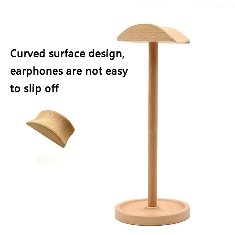 AM-EJZJ001 Desktop Solid Wood Headset Display Stand, Style: F