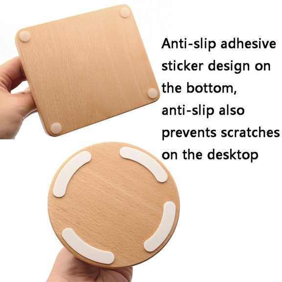 AM-EJZJ001 Desktop Solid Wood Headset Display Stand, Style: F