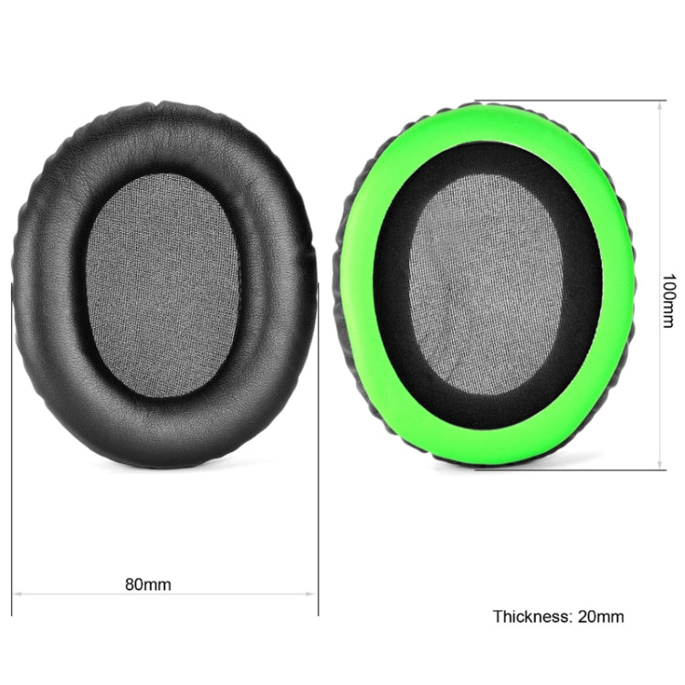 1 Pair Headset Earmuffs For Kingston HyperX Cloud II / Silver / Alpha / Flight / Stinger, Colour: Black Ice-skinned