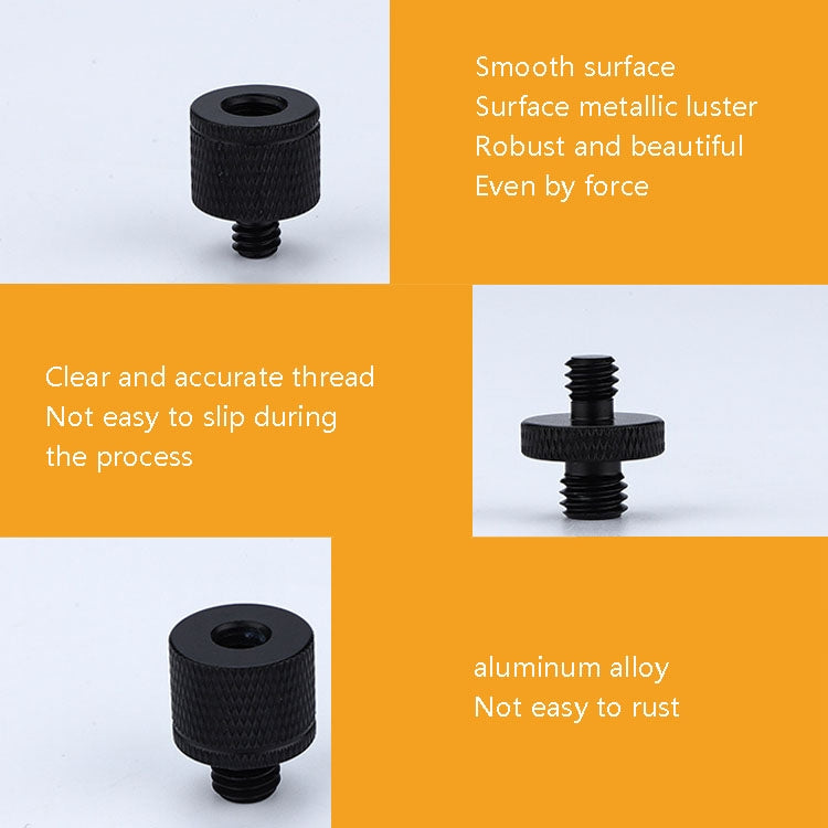 4 PCS Screw Adapter A18 1/4 Female to M4 Male Screw