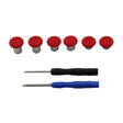 6 PCS Button Accessories For PS4 / Switch / Xbox One(Red) - Switch Spare Parts by PMC TechLife | Online Shopping South Africa | PMC TechLife