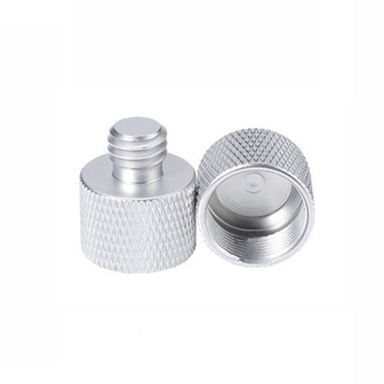 4 PCS 5/8 Female to 3/8 Male Adapter Screw(Silver)