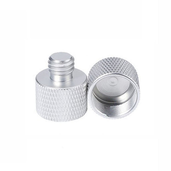 4 PCS 5/8 Female to 3/8 Male Adapter Screw(Silver)