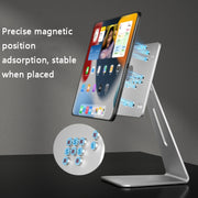 AP-7SL Rotatable Aluminum Alloy Magnetic Tablet Bracket(Silver)