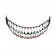 J06 Motorcycle Helmet Sticker Small Teeth - Decorative Sticker by PMC TechLife | Online Shopping South Africa | PMC TechLife