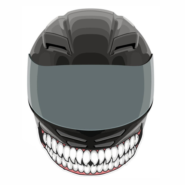 J06 Motorcycle Helmet Sticker Small Teeth