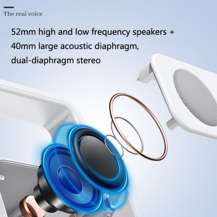 WH-J08 Home Portable Mini Bluetooth Speaker with Night Light Basic Style