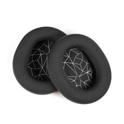 1 Pair Sponge Headset Pad for Steelseries Arctis Pro / Arctis 3 / 5 / 7(White Print Mesh)