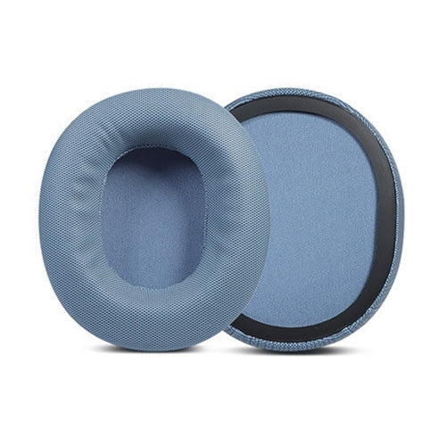 1 Pair Sponge Headset Pad for Steelseries Arctis Pro / Arctis 3 / 5 / 7(Blue Leather)
