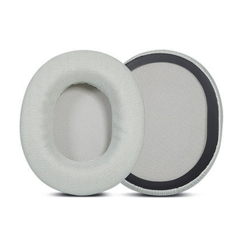 1 Pair Sponge Headset Pad for Steelseries Arctis Pro / Arctis 3 / 5 / 7(Grey Leather)