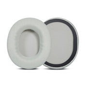 1 Pair Sponge Headset Pad for Steelseries Arctis Pro / Arctis 3 / 5 / 7(Grey Leather)