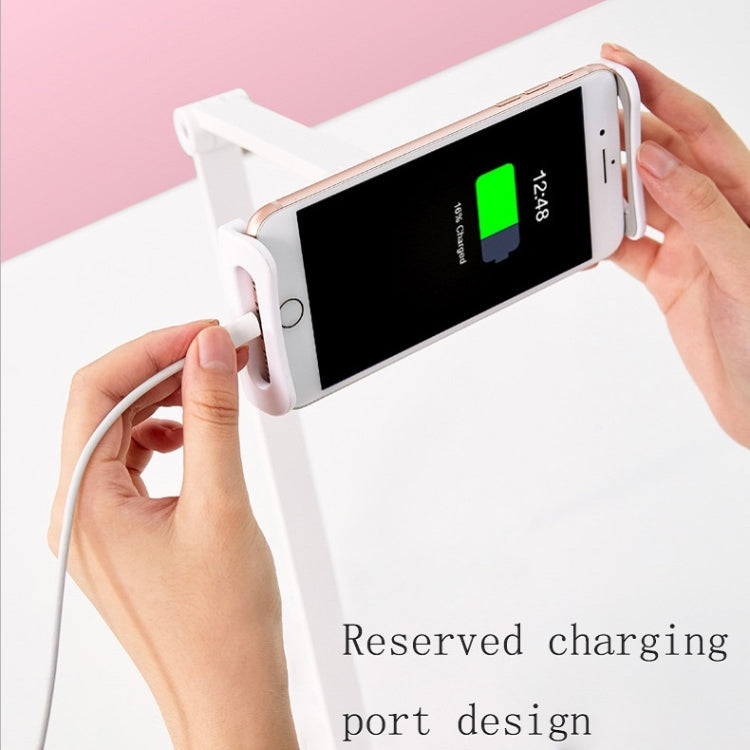 WS-2 Wall-Mounted Folding Telescopic Holder For Mobile Phone And Tablet(Black Gray)