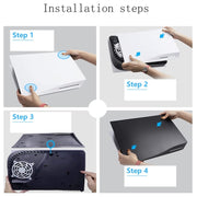 Game Accessories Host CD-ROM Version Replacement Shell Protective Shell For PS5(Blue)