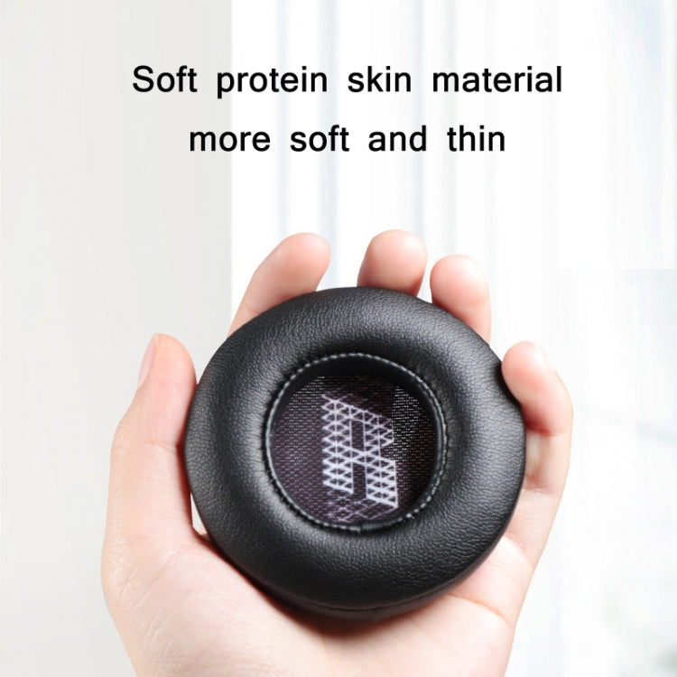 1 Pair Protein Skin Sponge Earphone Cover For JBL E45BT/E35/E45(B-Gray)