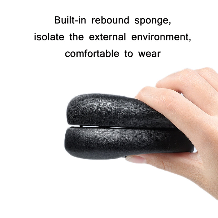 2pcs Sponge Earphone Cover For Marshall MAJOR IV(Black)