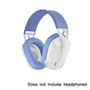 1 Pair Sponge Earmuff Headrest Pad For Logitech G435, Color: Purple Earmuffs