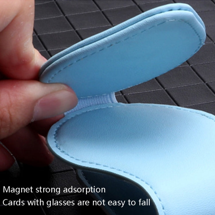 Car Sun Visor Glasses Clip Ticket Storage Clip(Black)