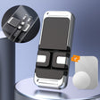 2 PCS S15 Magnetic Aluminum Alloy Bracket Data Cable Storage Sticker Car Phone Holder(Silver) - free shipping - PMC TechLife - Order now!