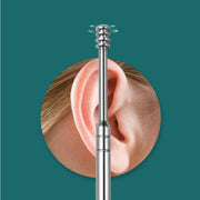 5 Sets 6 In 1 Stainless Steel Spring Spiral Portable Ear Pick, Specification: Purple