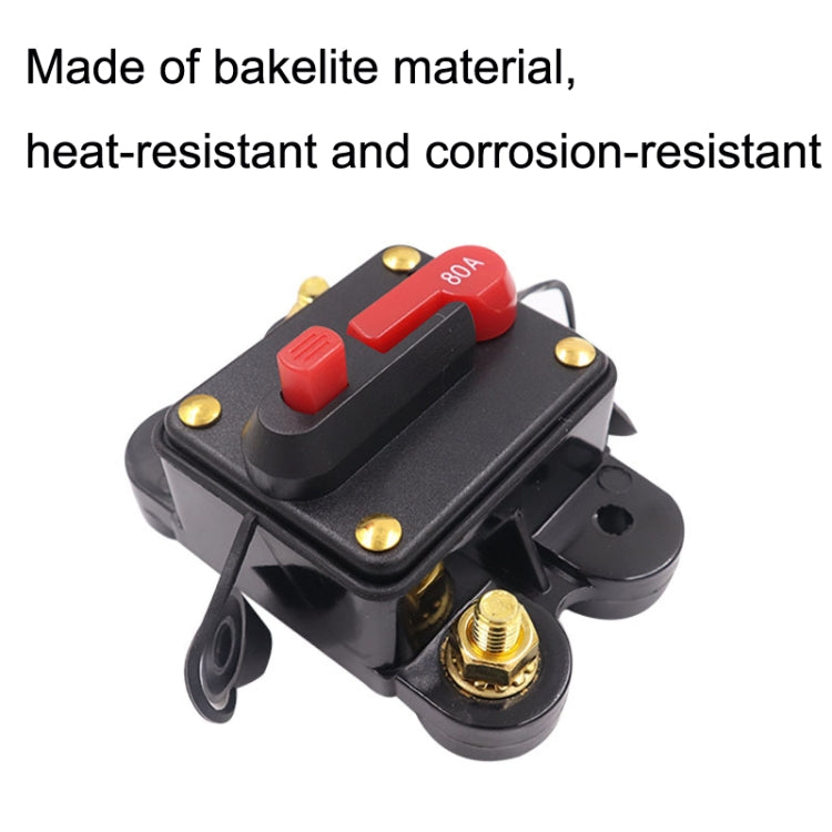 CB2 Car RV Yacht Audio Modification Automatic Circuit Breaker Switch, Specification: 300A