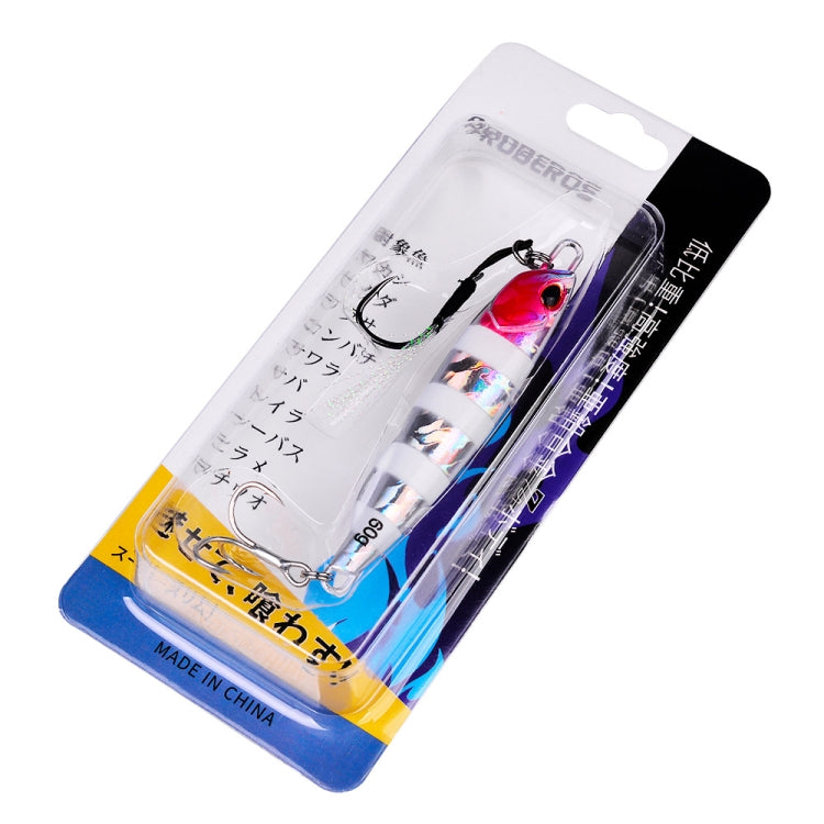 3 PCS PROBEROS LF103 Simulation Metal Sea Fishing Bait, Specification: 10g(H With Hook)