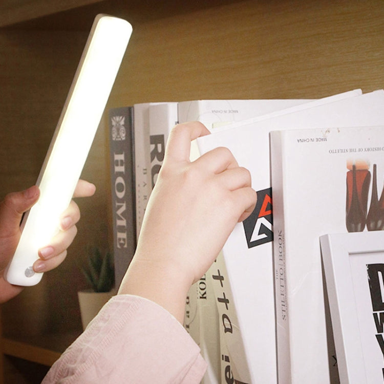 Magnetic Rechargeable Cabinet Bedside Human Body Induction Lamp, Specification: 900 mAh With Switch 35cm(White Light)
