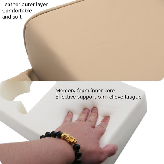 Car Armrest Box Increased Support With Rear Seat Water Cup Holder(Brown)
