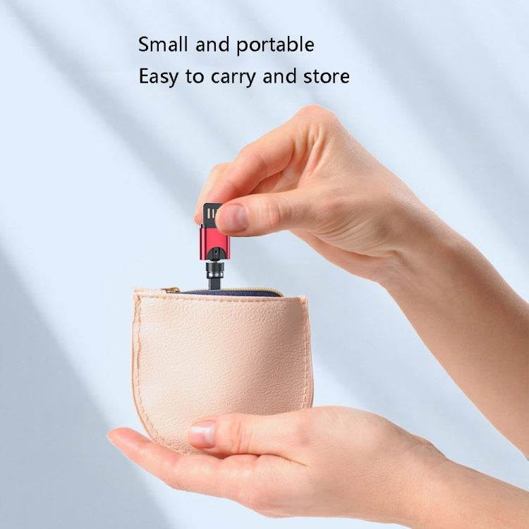 USB Portable Magnetic Adapter, Random Colors Delivery, Model: Charging Function(3 in 1)