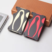 RFID Anti-Degaussing Anti-Theft Metal Wallet(Gold)