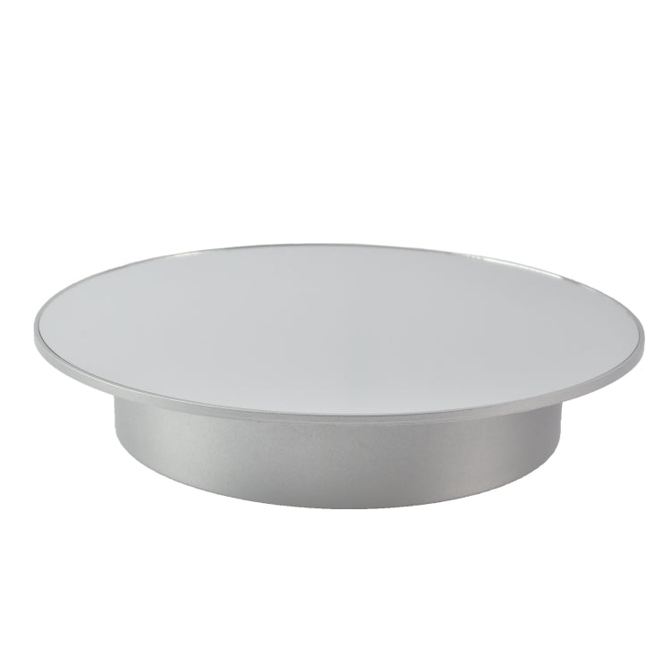 20cm Mirror Two-way Turntable Display Stand Video Shooting Props Turntable(Silver)