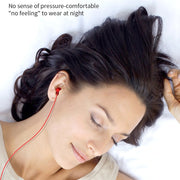 EN3900 3.5mm Plug In-Ear Wired Control Earphone with Mic(Red)