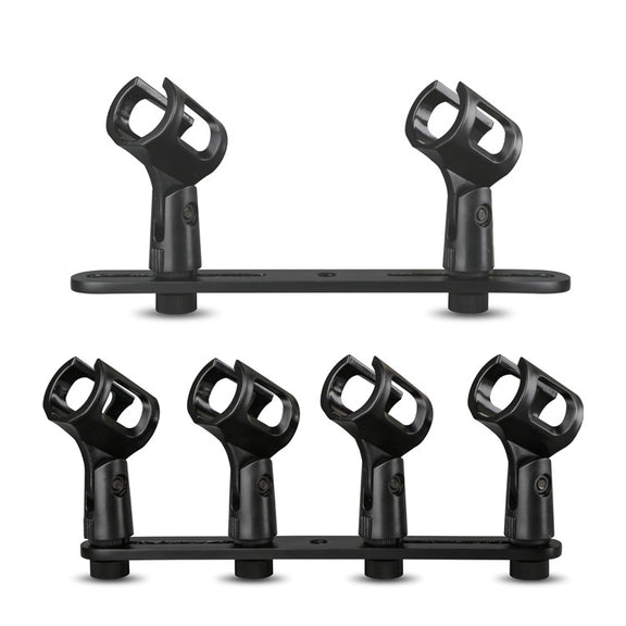 A18 Four-headed  Microphone Clip Aluminum Pole Microphone Accessories