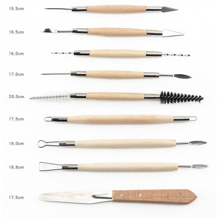 43 In 1 Clay Tool Combination Set with Storage Bag
