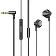 TS6800 3.5mm Metal Elbow Noise Cancelling Wired Game Earphone(Black) - Normal Style Earphone by PMC TechLife | Online Shopping South Africa | PMC TechLife