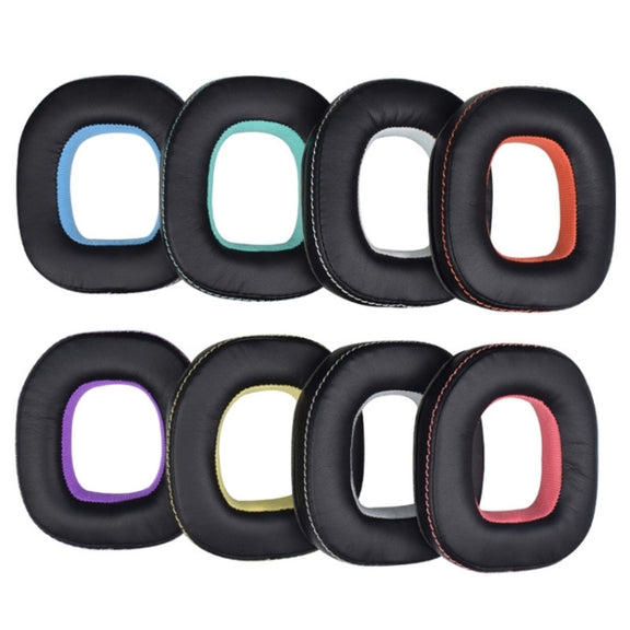 2pcs Sponge Earpad For Logitech Astro A50 Gen3/Gen4 Headset(Black+Light Green)