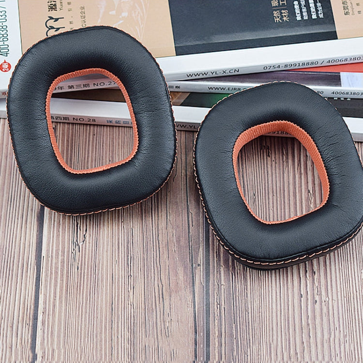 2pcs Sponge Earpad For Logitech Astro A50 Gen3/Gen4 Headset(Black+Orange)
