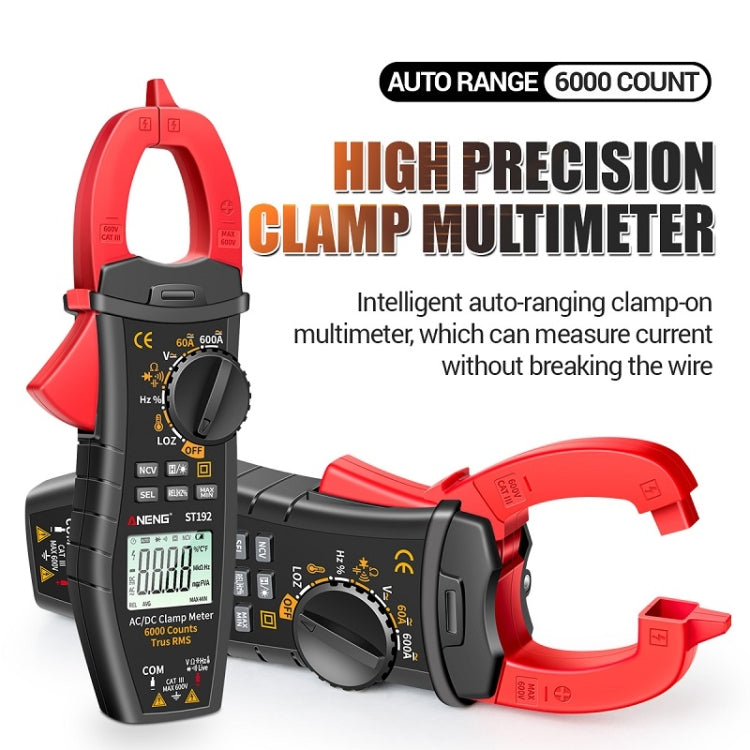ANENG ST192 600A DC Current Multifunctional AC And DC Clamp Digital Meter