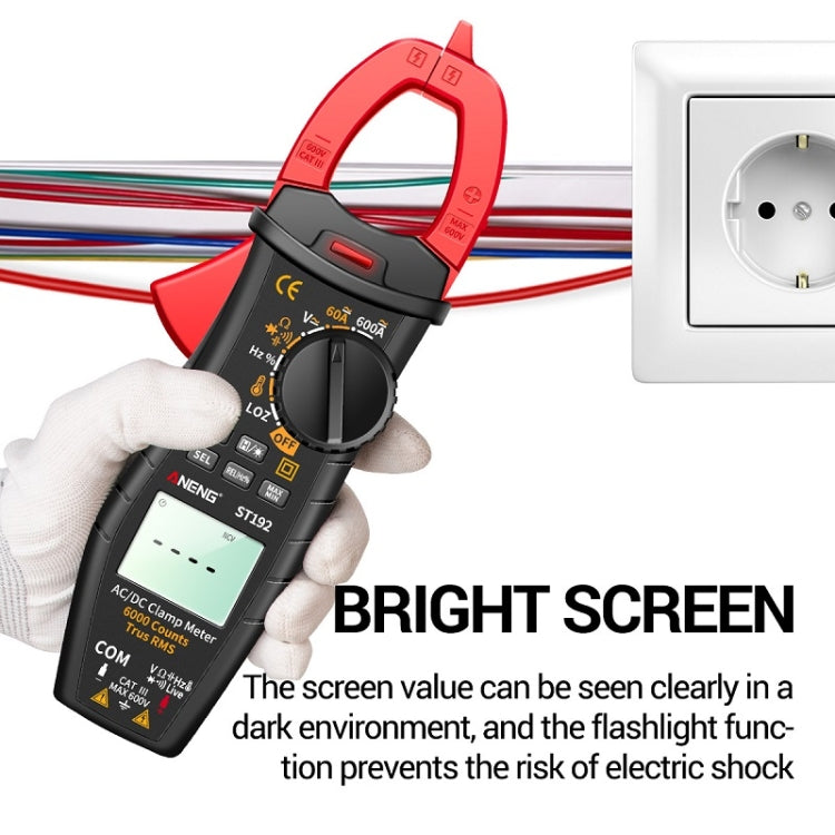 ANENG ST192 600A DC Current Multifunctional AC And DC Clamp Digital Meter