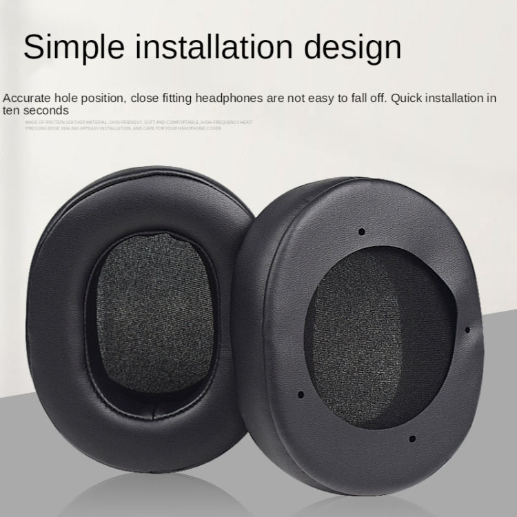 1 Pair Sponge Ear Pads for Xiberia XL / XO / V20 Headset(Black)