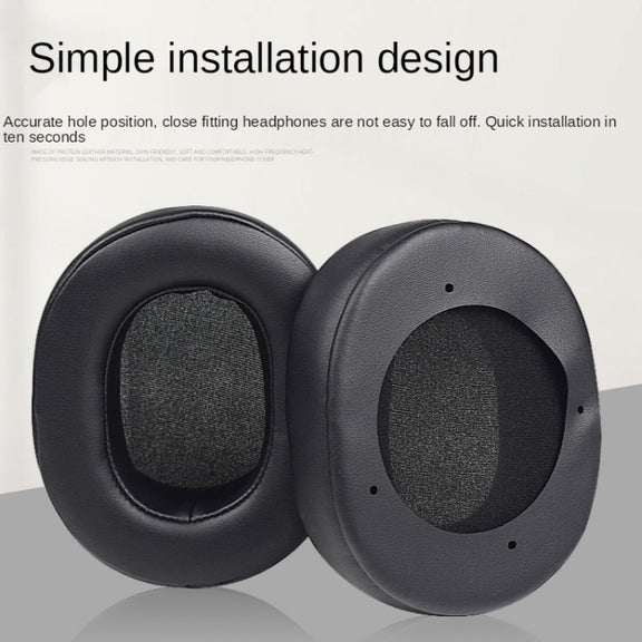1 Pair Sponge Ear Pads for Xiberia XL / XO / V20 Headset(Black)