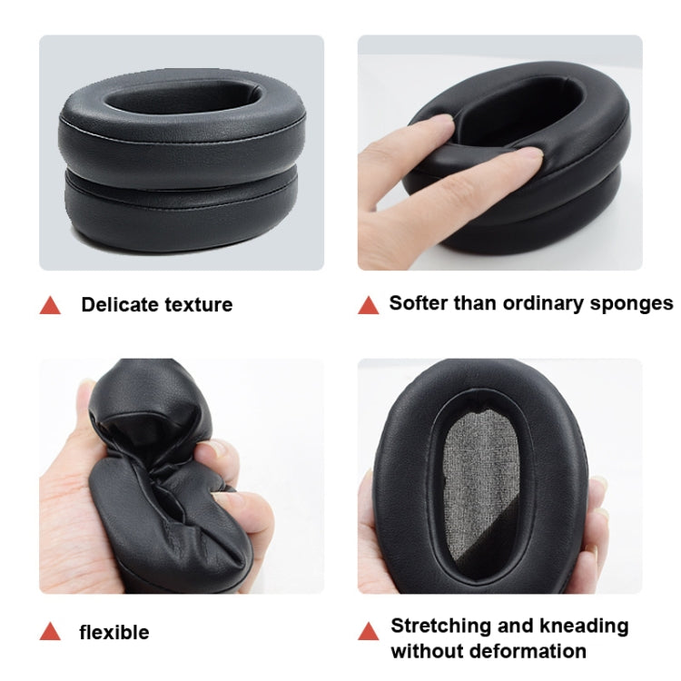 1 Pair Sponge Earpad For SONY WH-XB900N Headset, Color: Protein Skin-Gray